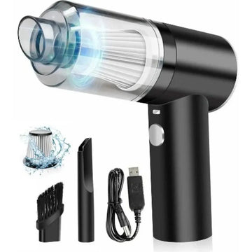 3 in 1 Portable Vacuum Cleaner Duster Blower Air Pump Wireless Handheld CleanDust From Car, Home, Computer, Laptop, Flower, Mirror, Vehicle Interior Cleaner